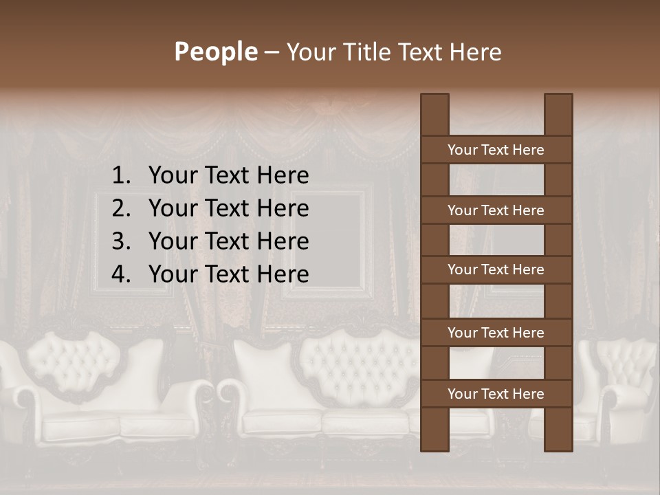 Royal Chair Decor PowerPoint Template