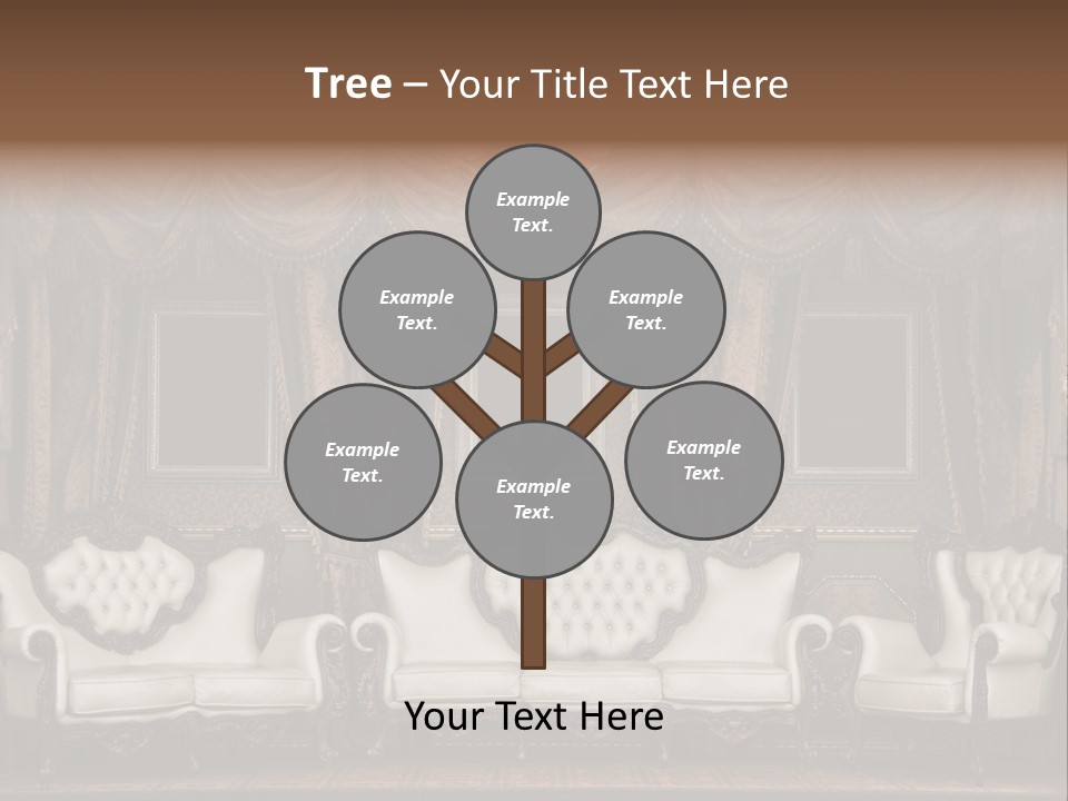 Royal Chair Decor PowerPoint Template