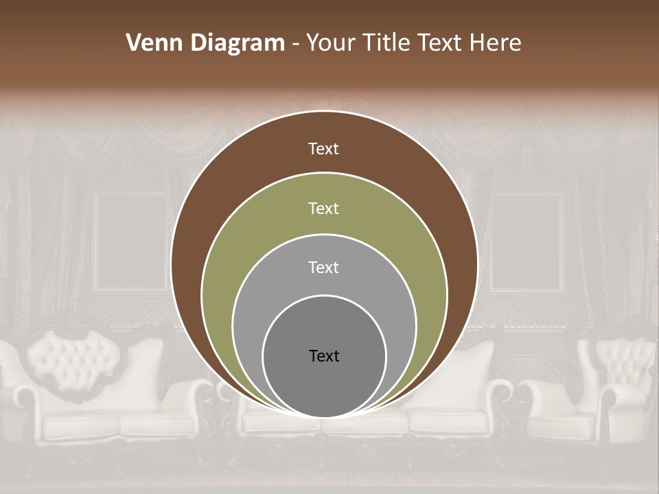 Royal Chair Decor PowerPoint Template