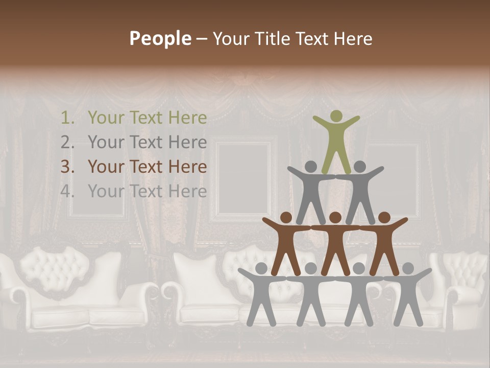 Royal Chair Decor PowerPoint Template