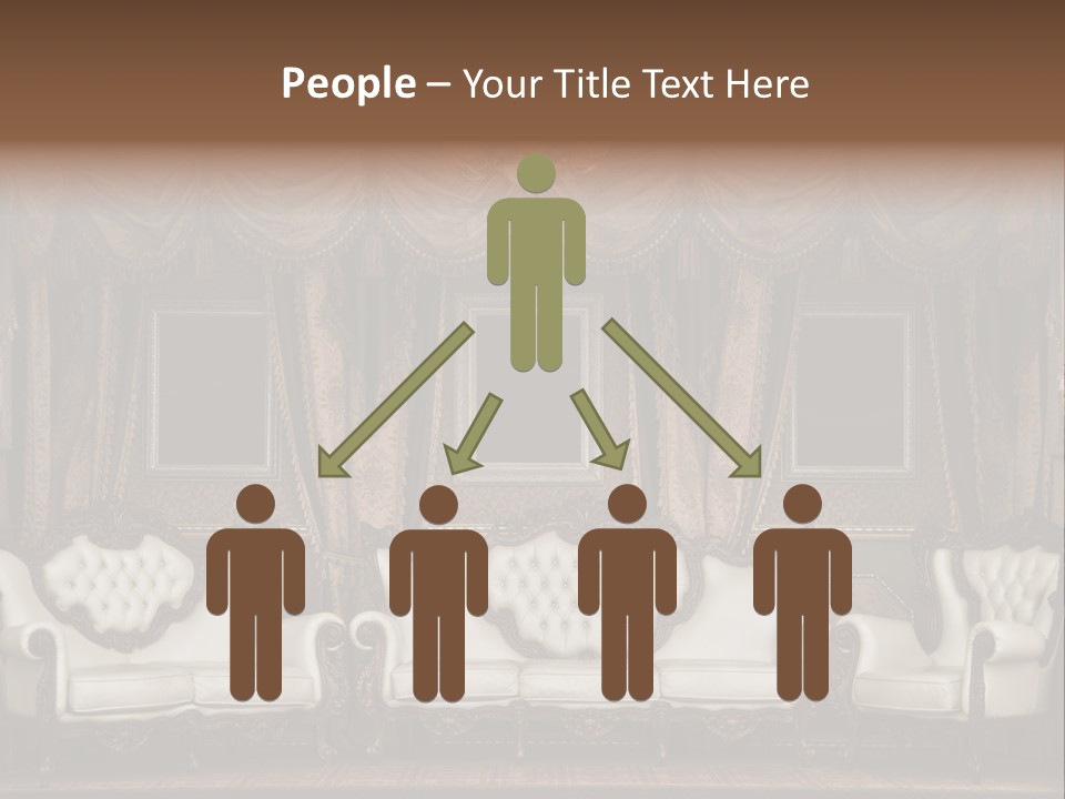 Royal Chair Decor PowerPoint Template