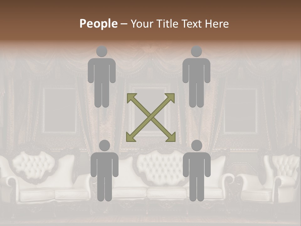 Royal Chair Decor PowerPoint Template