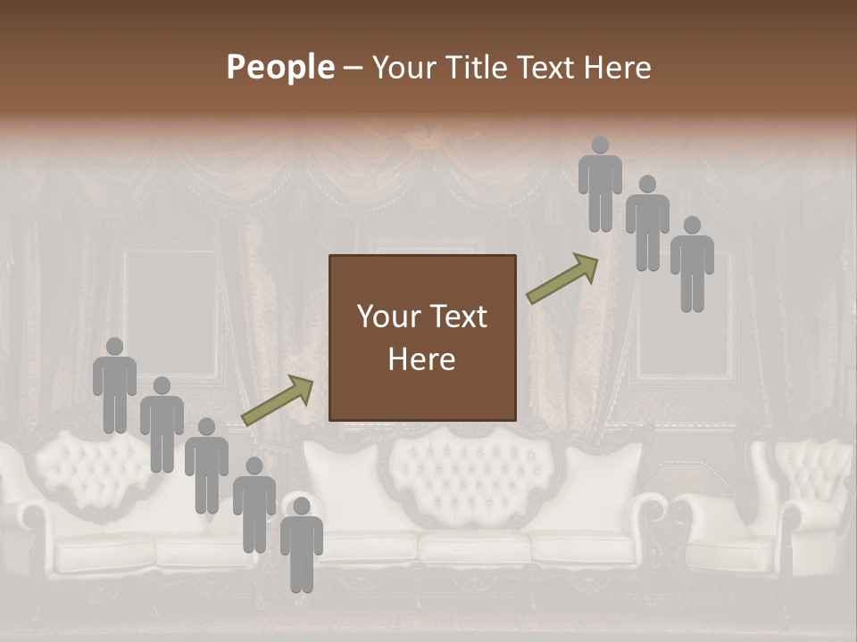 Royal Chair Decor PowerPoint Template