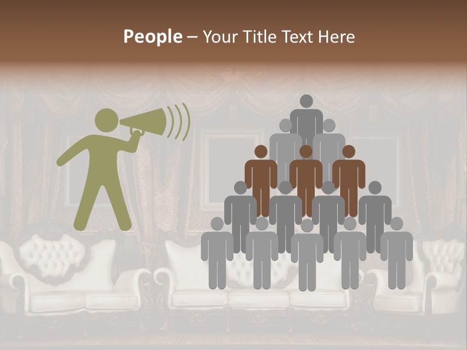 Royal Chair Decor PowerPoint Template