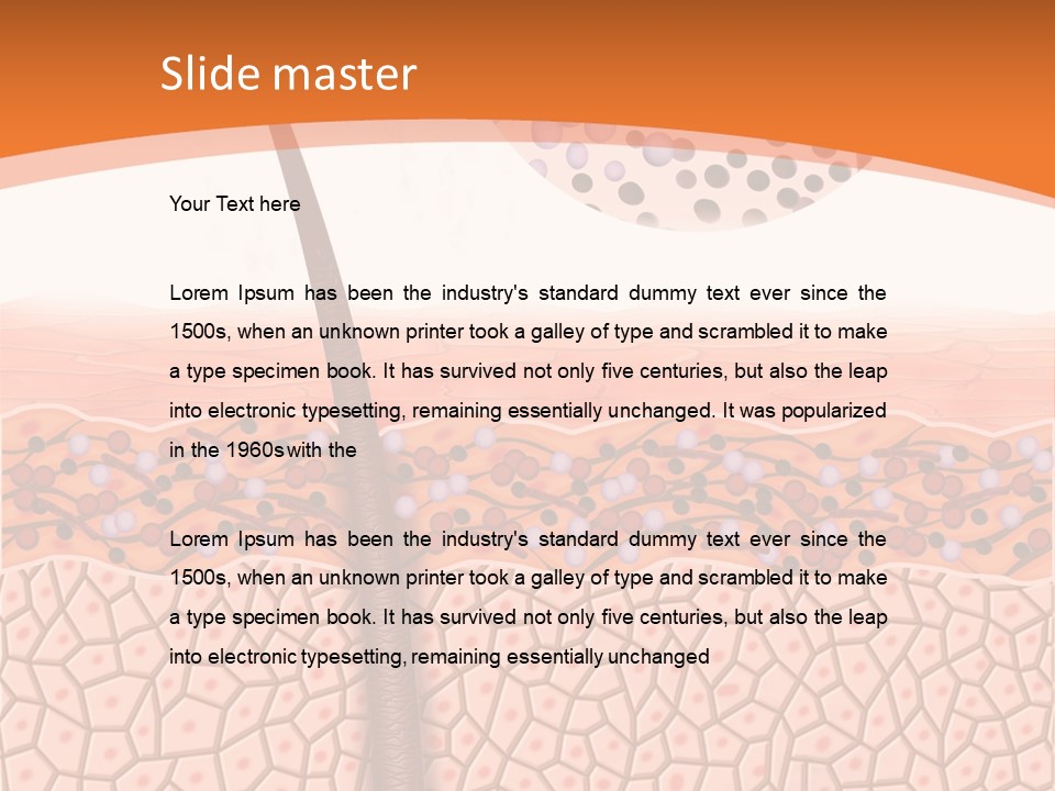 Blood Health Skin PowerPoint Template
