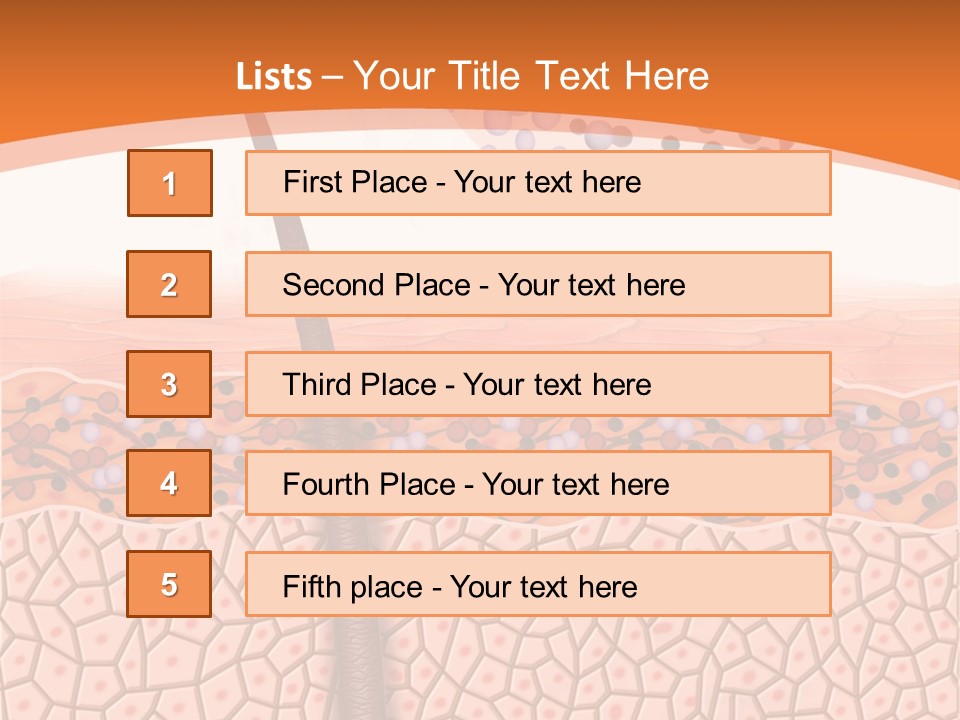 Blood Health Skin PowerPoint Template