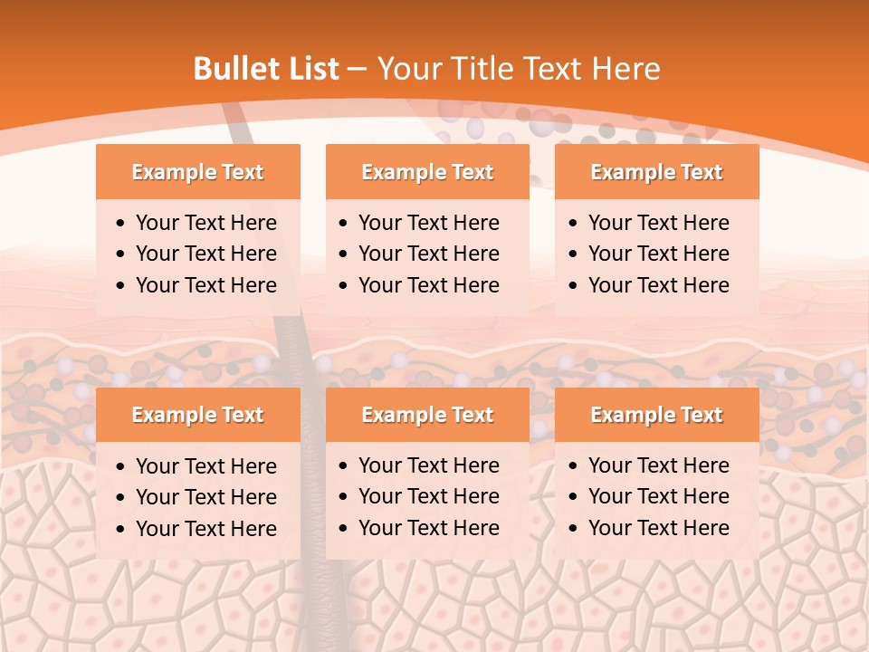 Blood Health Skin PowerPoint Template