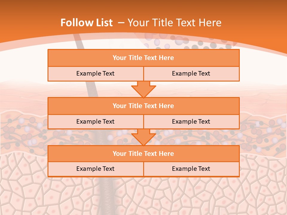 Blood Health Skin PowerPoint Template