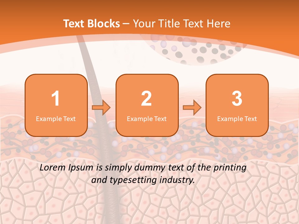 Blood Health Skin PowerPoint Template