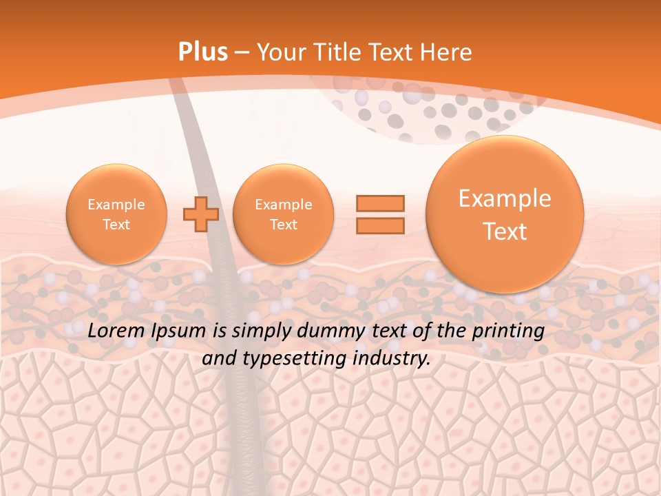 Blood Health Skin PowerPoint Template