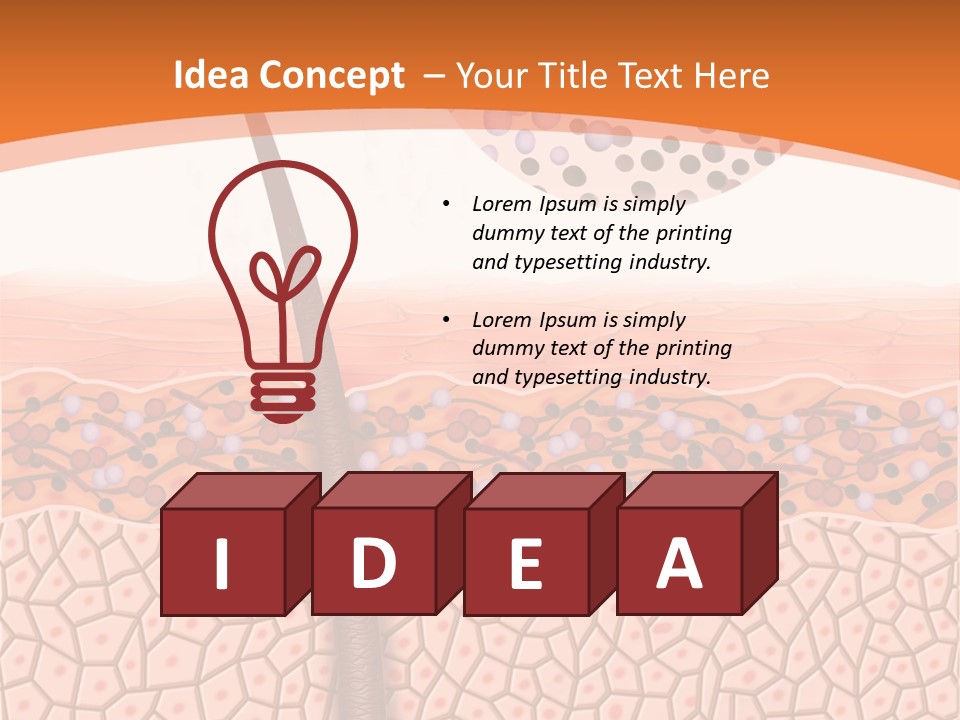 Blood Health Skin PowerPoint Template