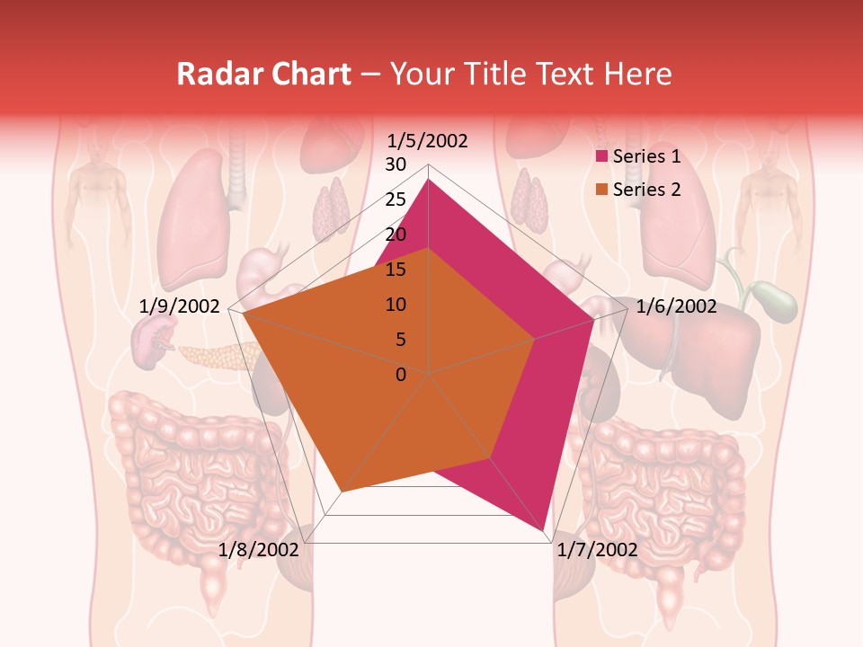 Glands Eye Intestine PowerPoint Template