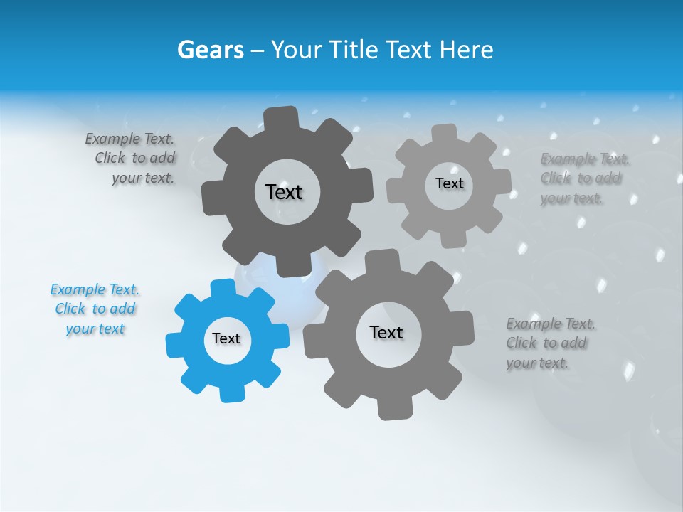Ball Contrast Economic PowerPoint Template