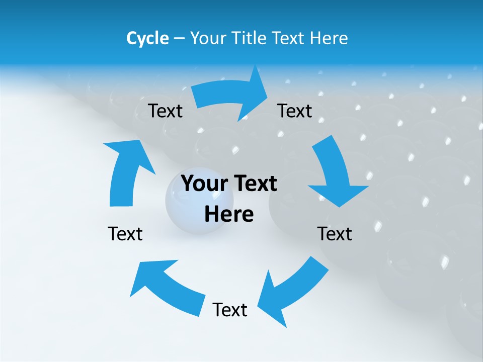 Ball Contrast Economic PowerPoint Template