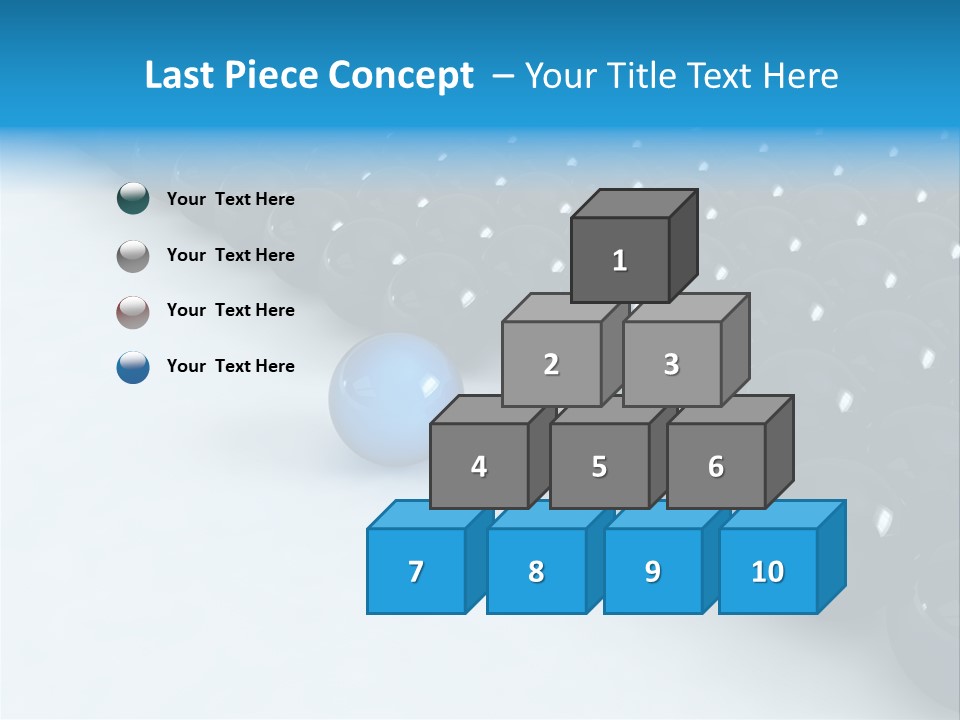 Ball Contrast Economic PowerPoint Template