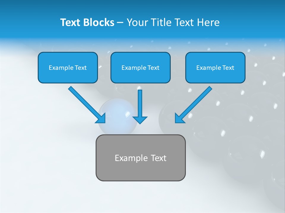 Ball Contrast Economic PowerPoint Template