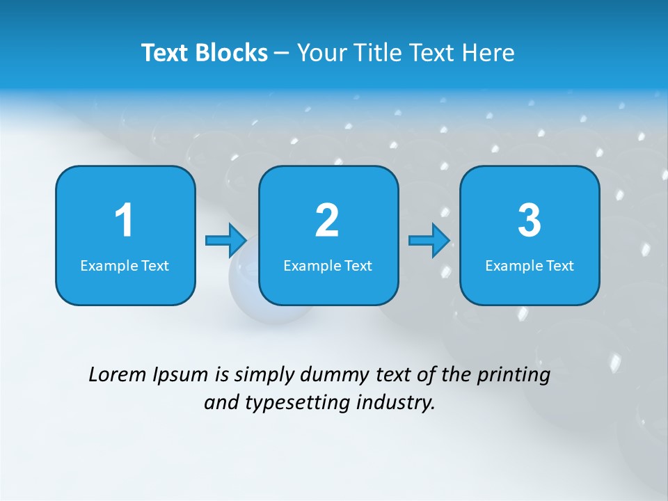 Ball Contrast Economic PowerPoint Template