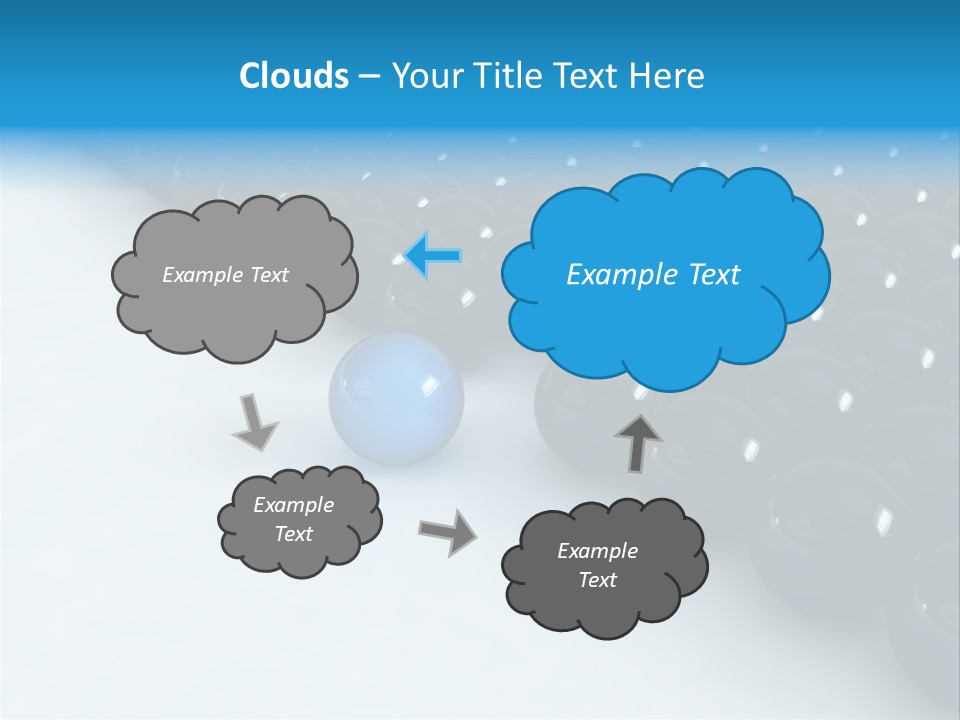 Ball Contrast Economic PowerPoint Template