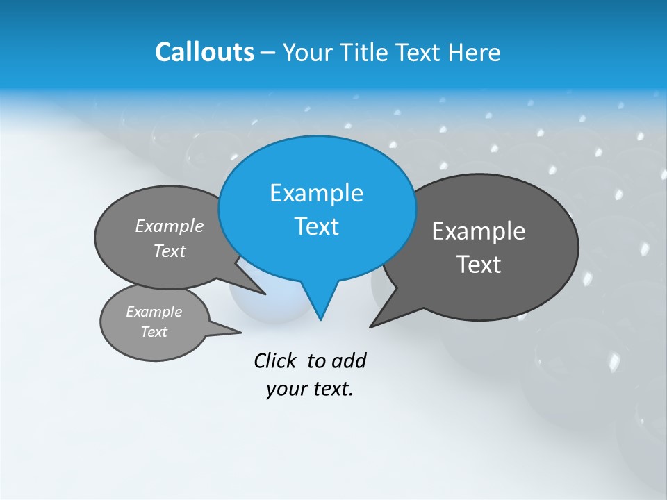 Ball Contrast Economic PowerPoint Template
