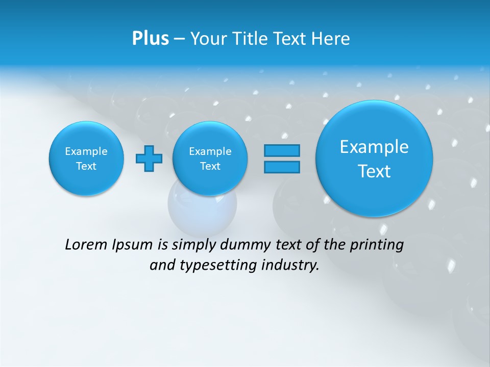 Ball Contrast Economic PowerPoint Template