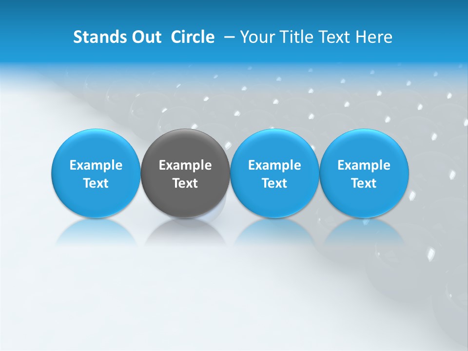 Ball Contrast Economic PowerPoint Template