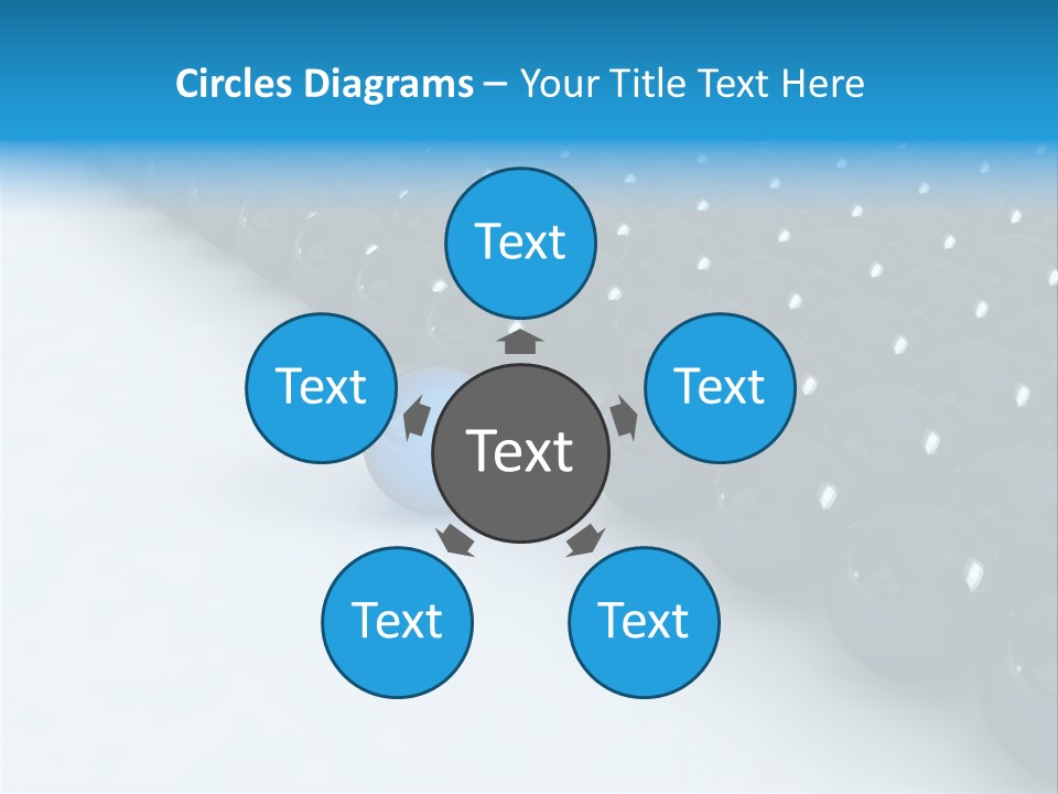 Ball Contrast Economic PowerPoint Template
