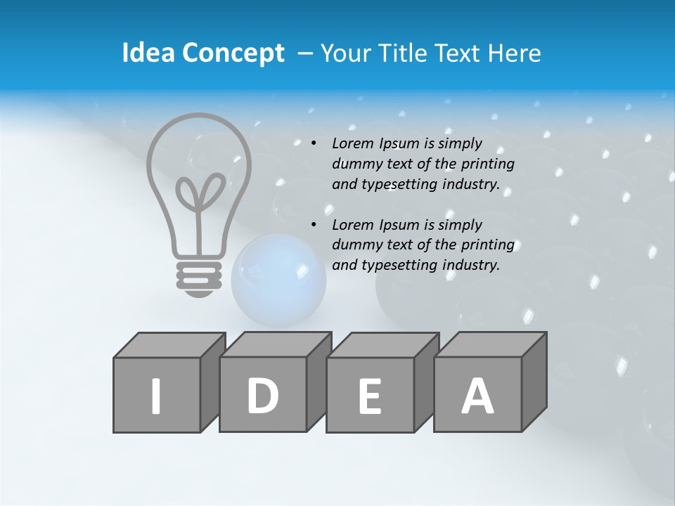 Ball Contrast Economic PowerPoint Template