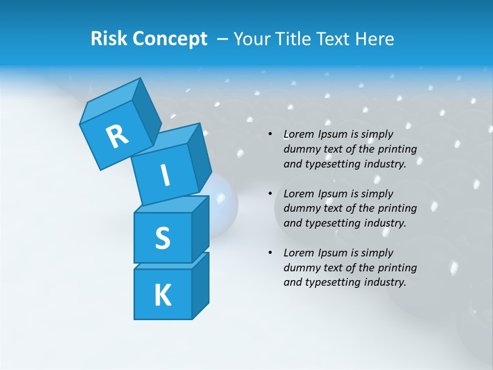 Ball Contrast Economic PowerPoint Template