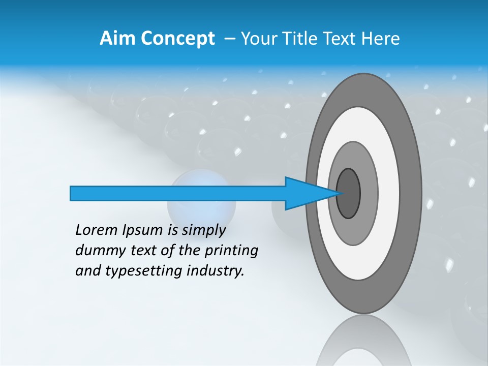 Ball Contrast Economic PowerPoint Template