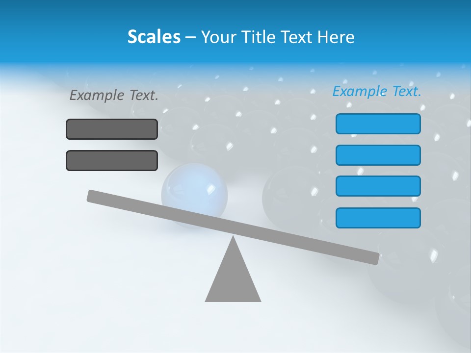 Ball Contrast Economic PowerPoint Template