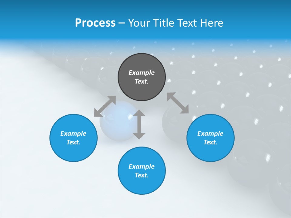 Ball Contrast Economic PowerPoint Template