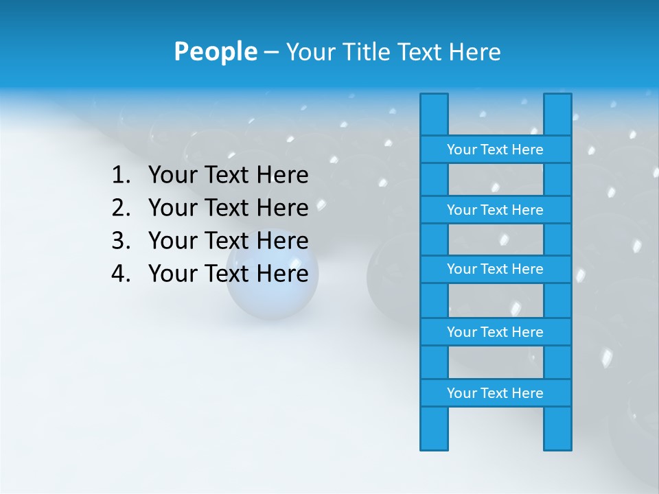Ball Contrast Economic PowerPoint Template