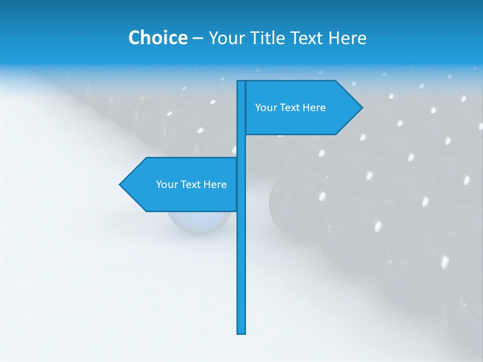Ball Contrast Economic PowerPoint Template