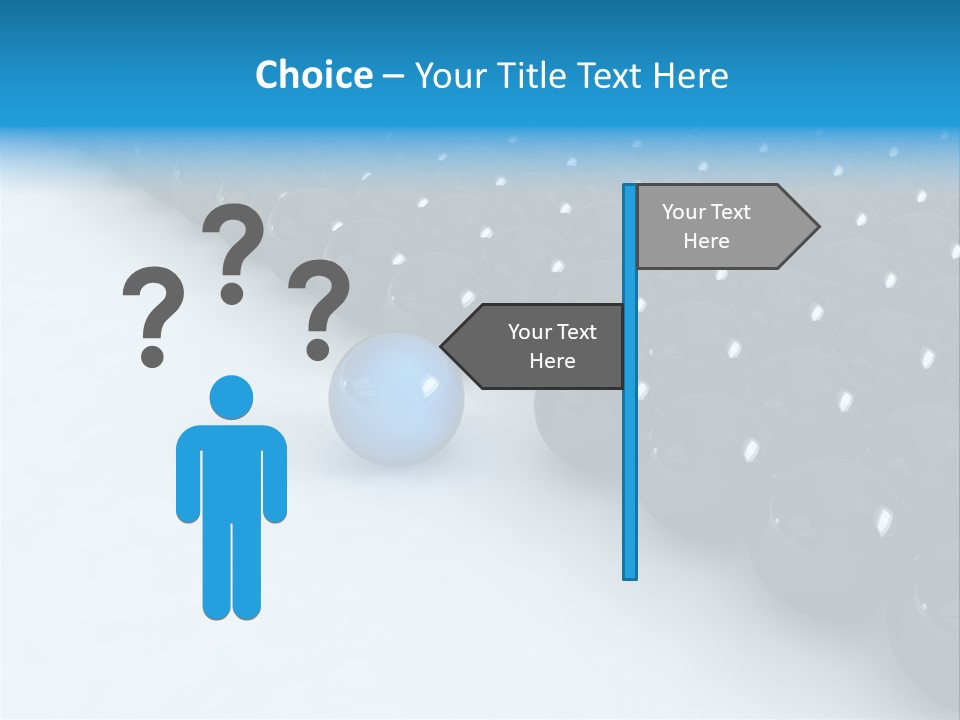 Ball Contrast Economic PowerPoint Template