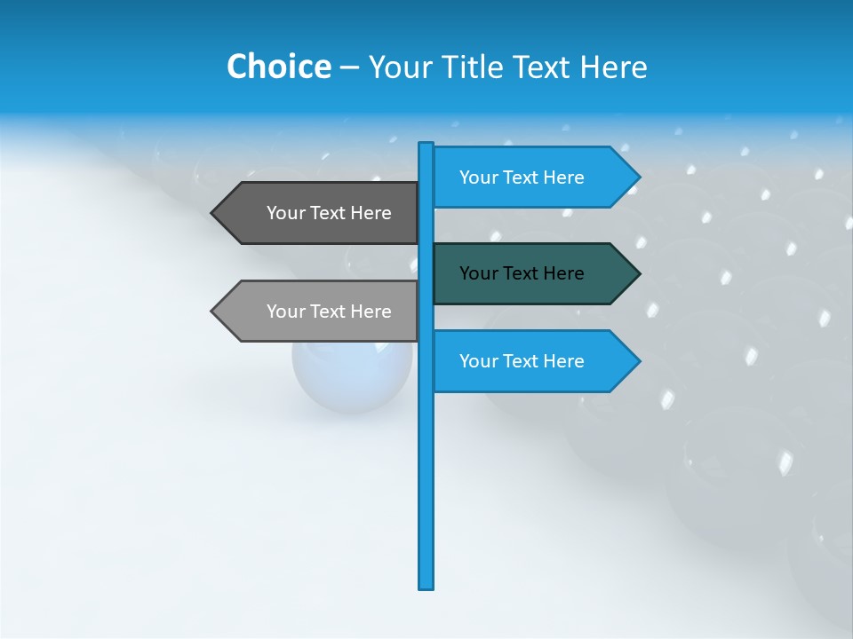 Ball Contrast Economic PowerPoint Template