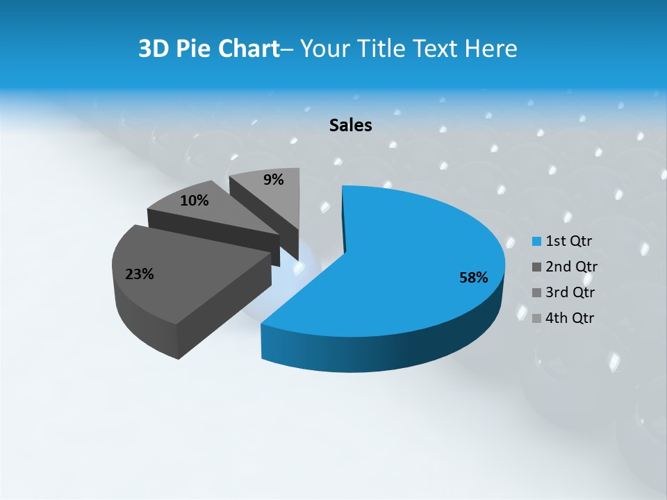 Ball Contrast Economic PowerPoint Template