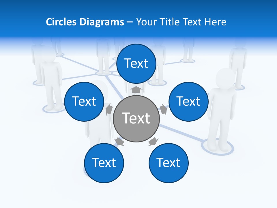 Circle Concept Communication PowerPoint Template