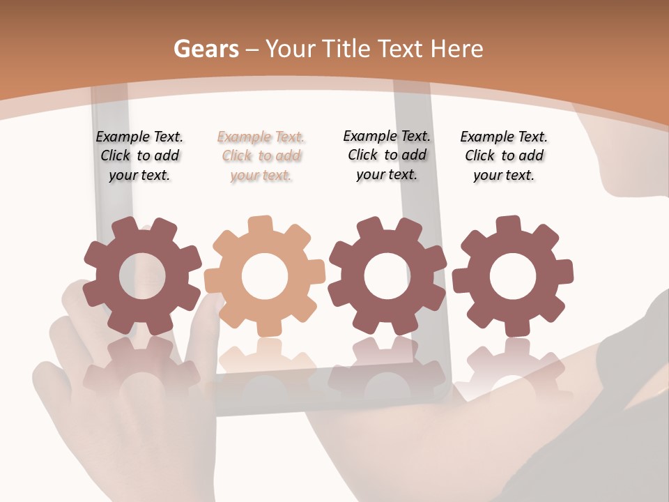 Tablet Vacancy Mobility PowerPoint Template