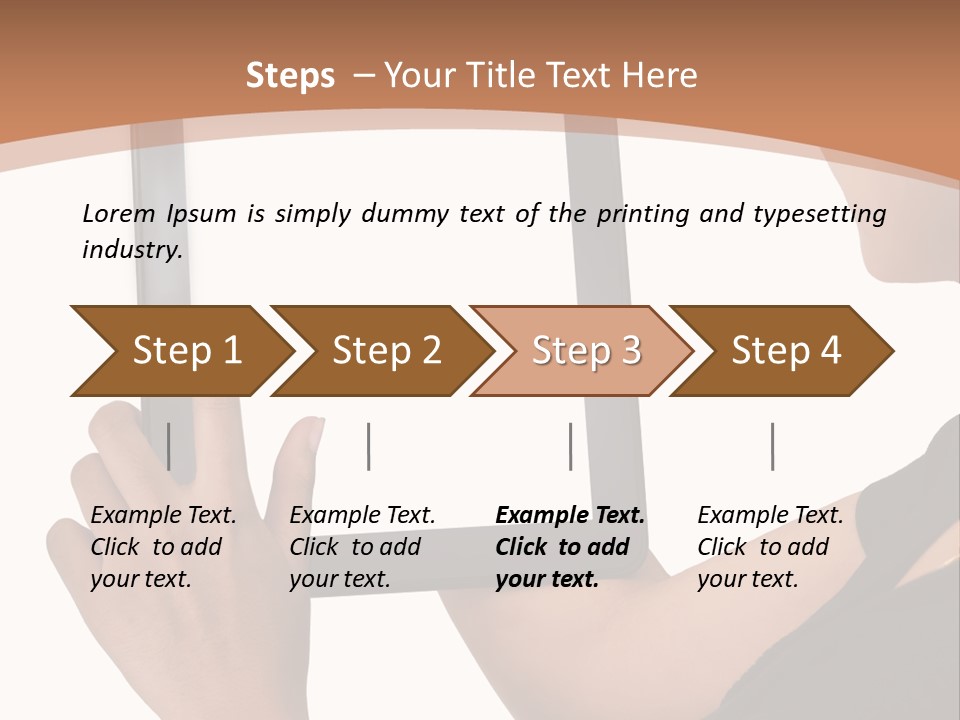 Tablet Vacancy Mobility PowerPoint Template