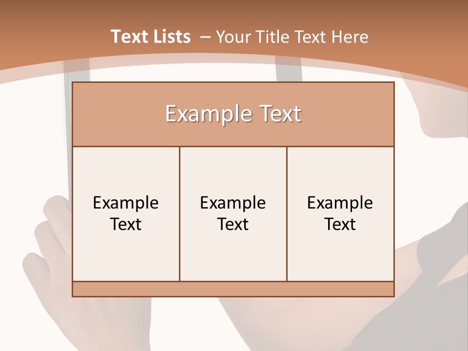 Tablet Vacancy Mobility PowerPoint Template