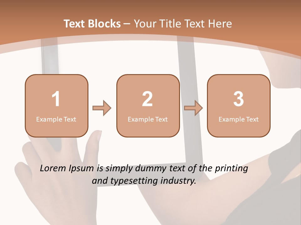 Tablet Vacancy Mobility PowerPoint Template