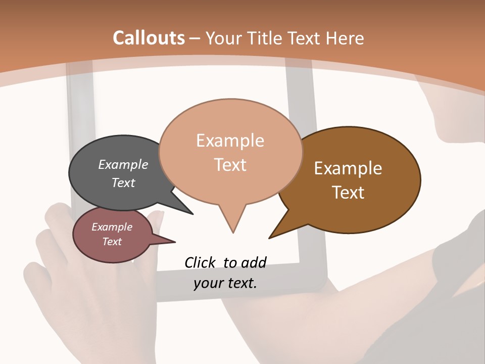 Tablet Vacancy Mobility PowerPoint Template