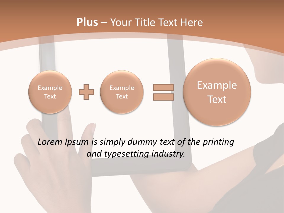 Tablet Vacancy Mobility PowerPoint Template