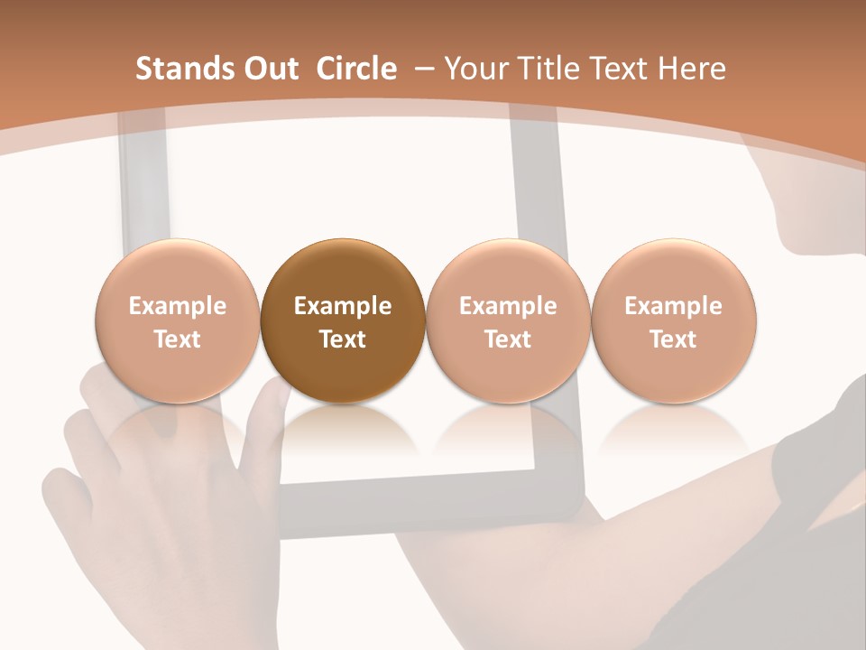 Tablet Vacancy Mobility PowerPoint Template