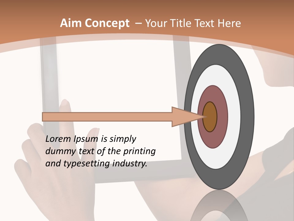 Tablet Vacancy Mobility PowerPoint Template