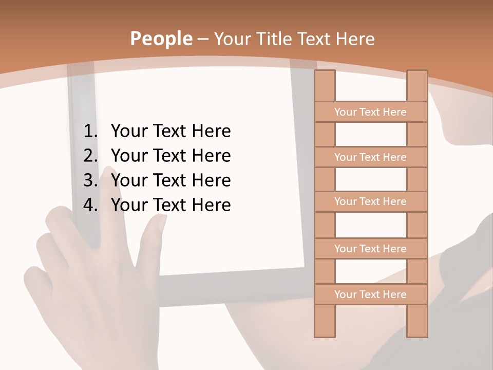Tablet Vacancy Mobility PowerPoint Template