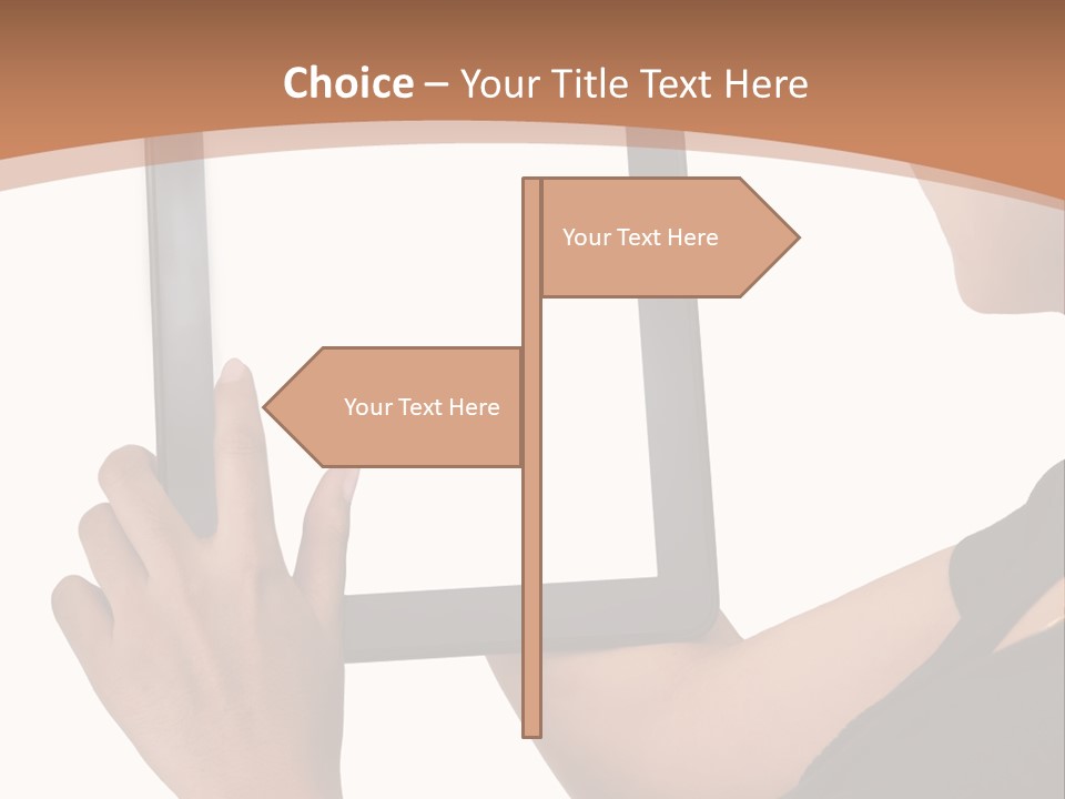 Tablet Vacancy Mobility PowerPoint Template