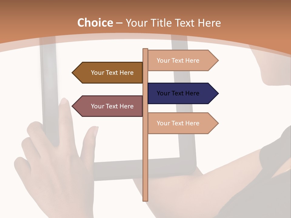 Tablet Vacancy Mobility PowerPoint Template