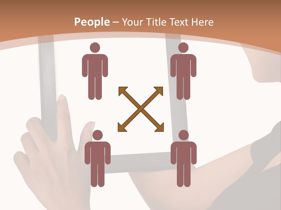Tablet Vacancy Mobility PowerPoint Template