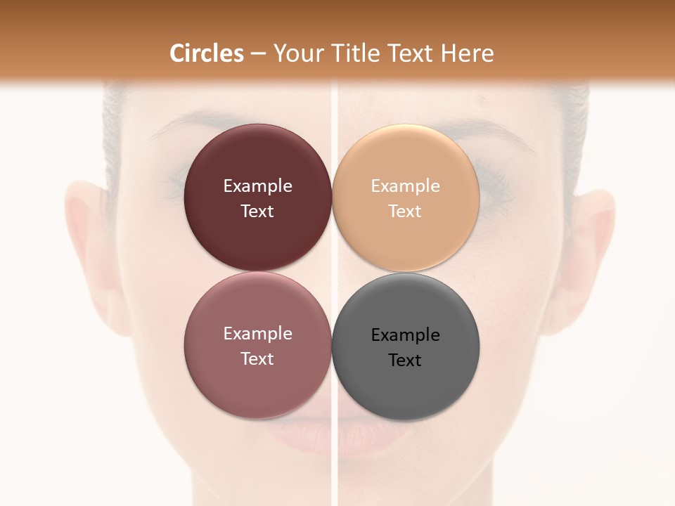 Facial Makeup Image PowerPoint Template
